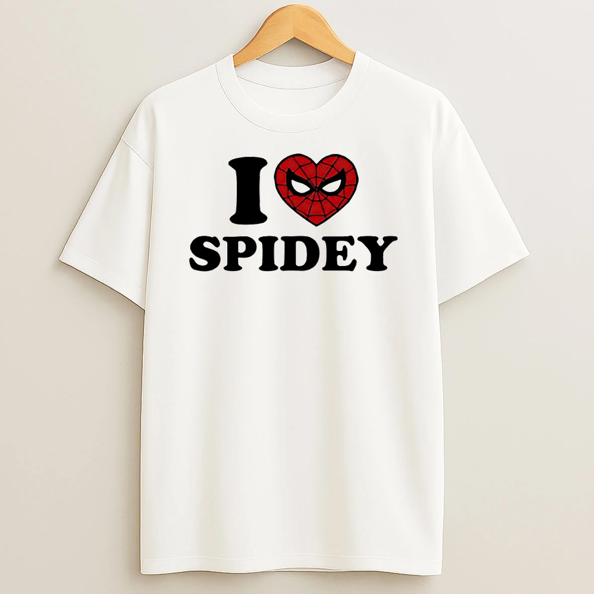I Love Spidey Circle T Shirt