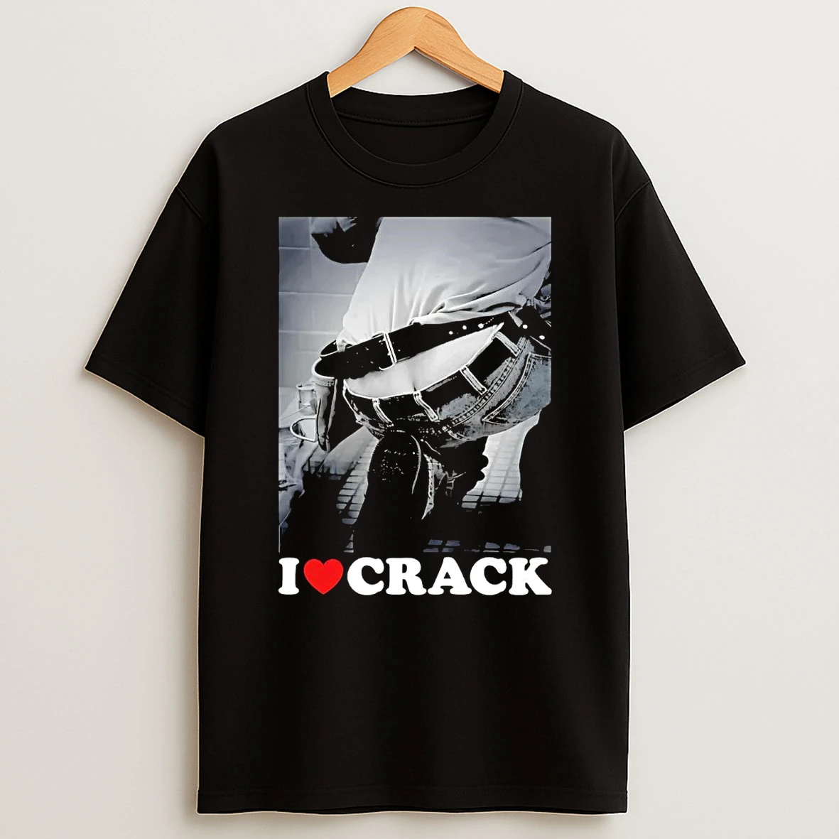I Love Butt Crack T Shirt