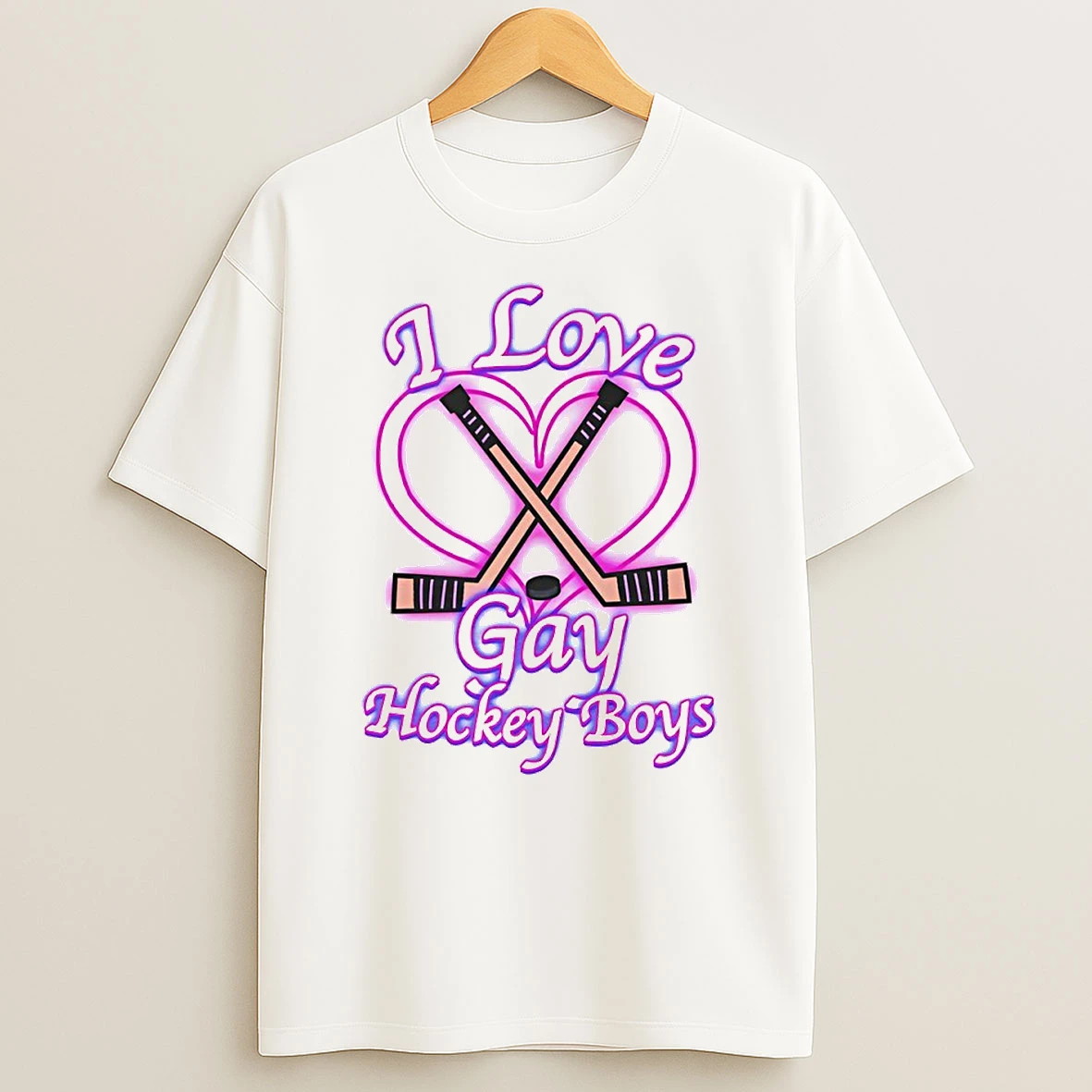 I Love Gay Hockey Boys Ilya Rozanov Shane Hollander Circle T Shirt