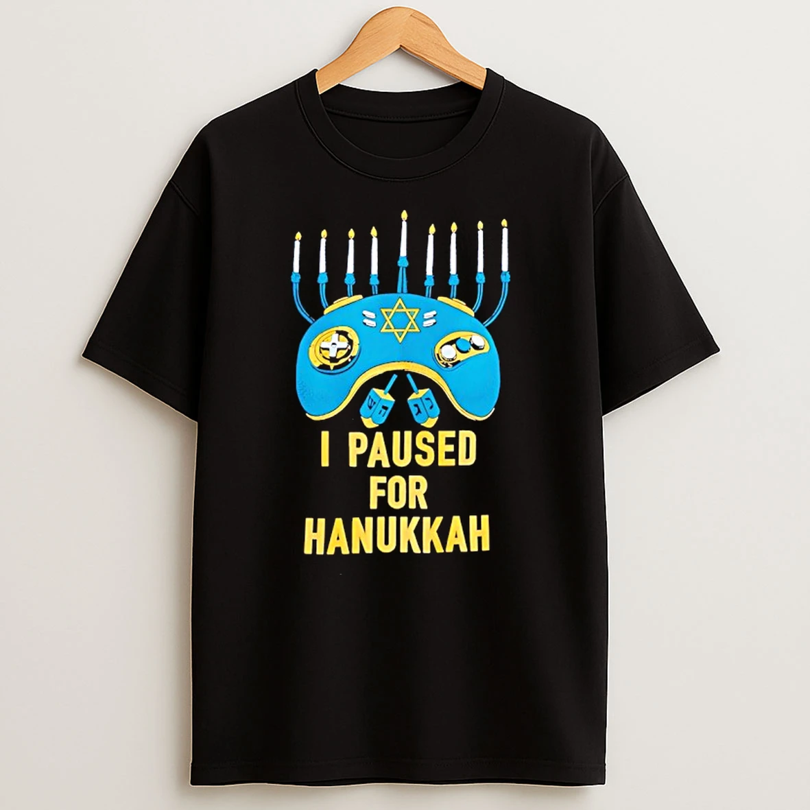 I Paused For Hanukkah Menorah T Shirt