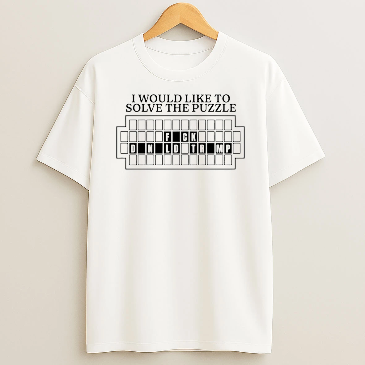 I Would Like To Solve The Puzzle Wheel Of Fortune T Shirt