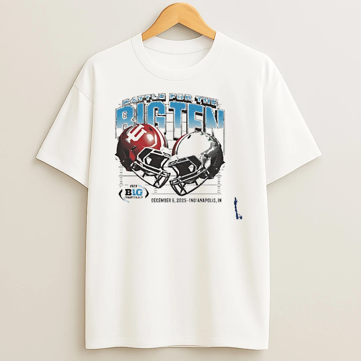 Iu Vs Osu Battle For The Big Ten 2025 T Shirt