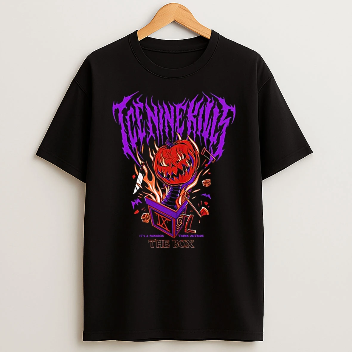 Ice Nine Kills Night Mare On The Ninth Before Christmas Jacks In The Box Its A Paradon Think Outside T Shirt