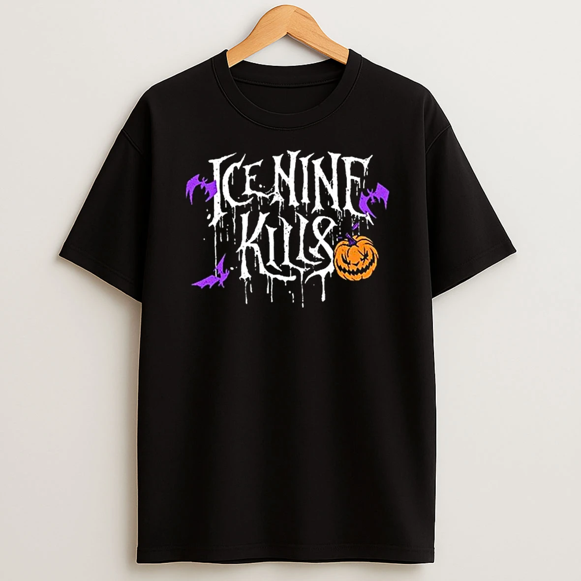Ice Nine Kills Nightmare On The Ninth Before Christmas 2025 Witches Get Stitches Logo And Symbols T Shirt