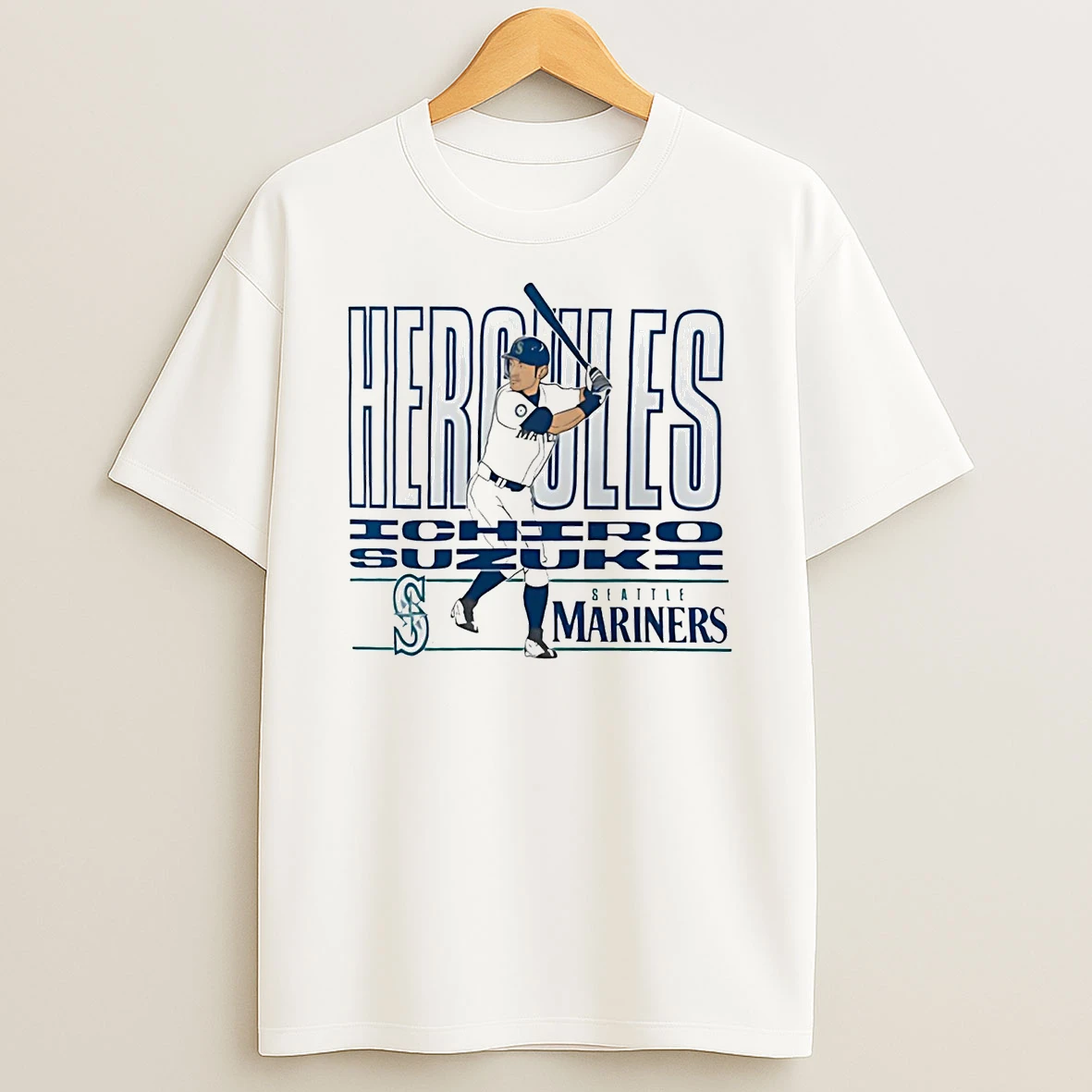 Ichiro Suzuki Hercules Seattle Mariners T Shirt