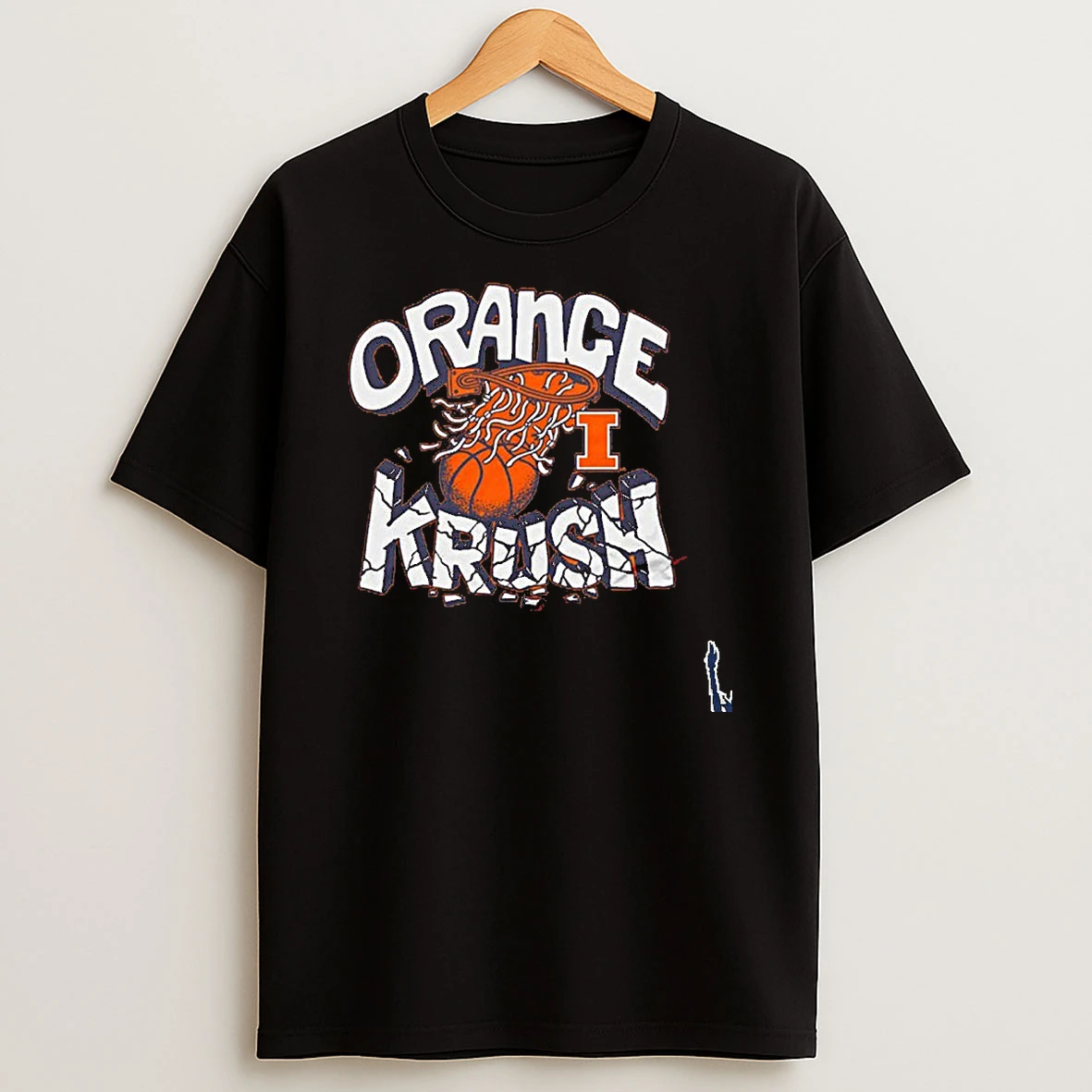 Illinois Fighting Illini Orange Krush Basketball T Shirt