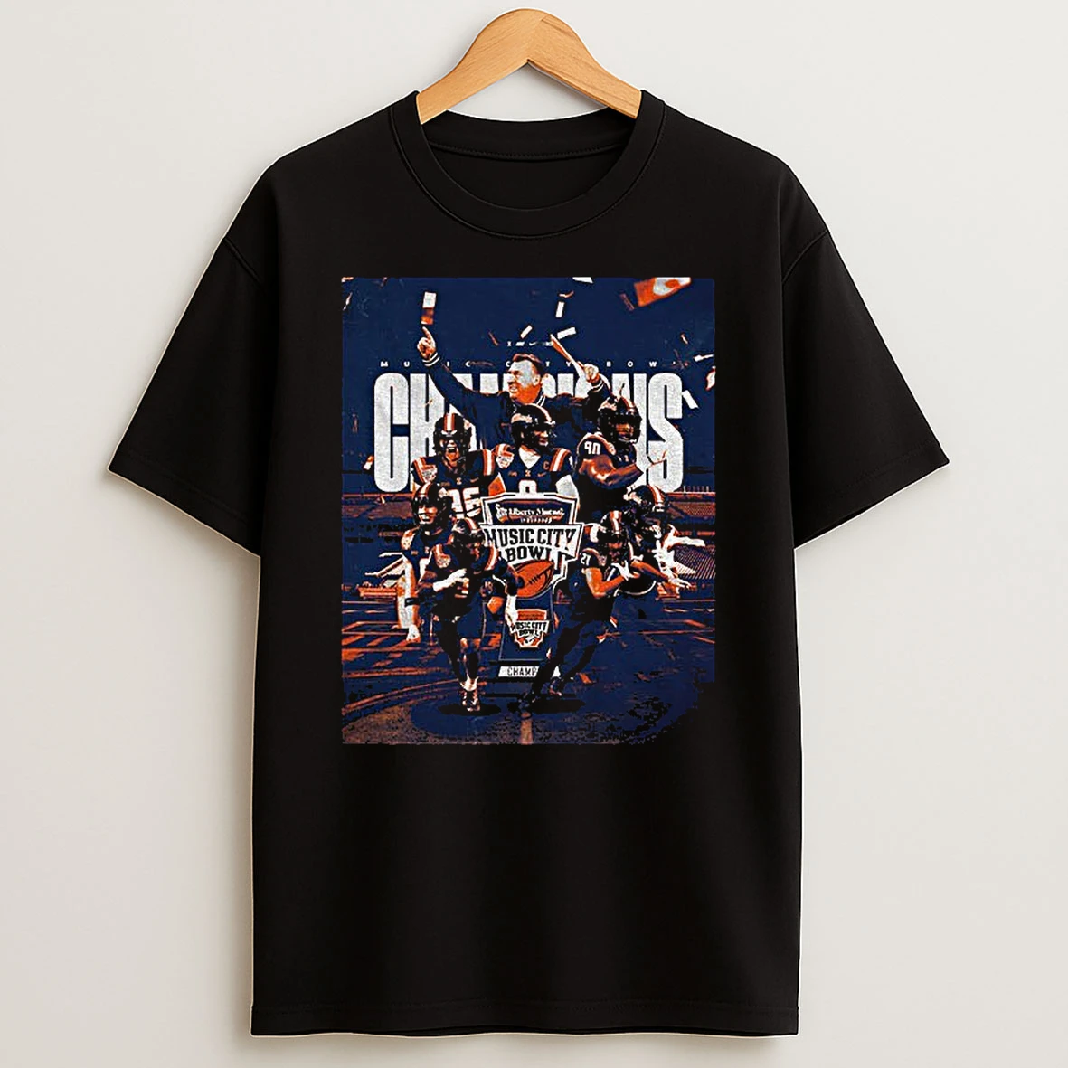 Illinois Fighting Illini Football 2025 Liberty Mutual Music City Bowl Vintage T Shirt