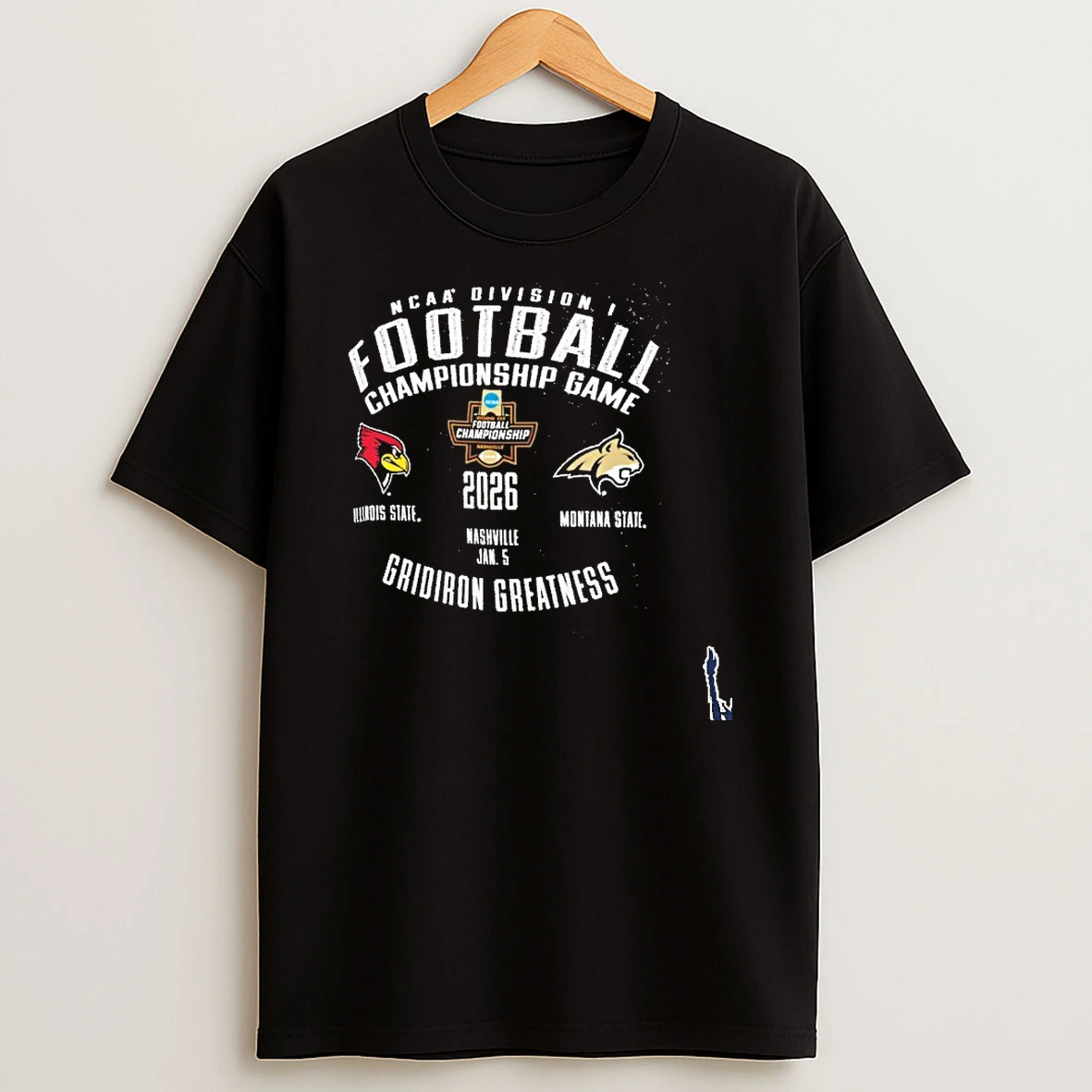 Illinois State Vs Montana State 2025 26 Ncaa Di Football Championship Game January 5 T Shirt