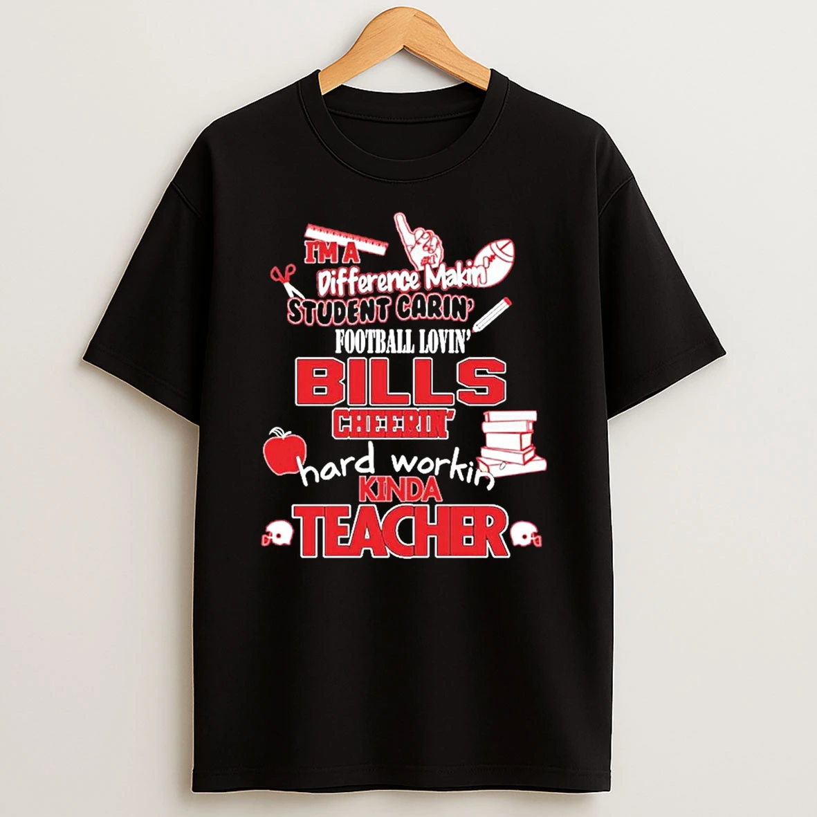 Im A Difference Making Student Caring Fooball Loving Buffalo Bills T Shirt