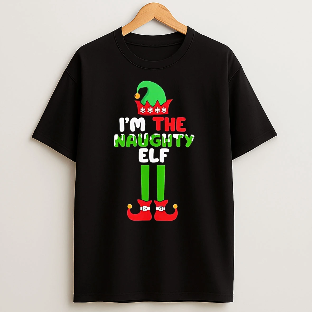 Im The Naughty Elf Christmas T Shirt