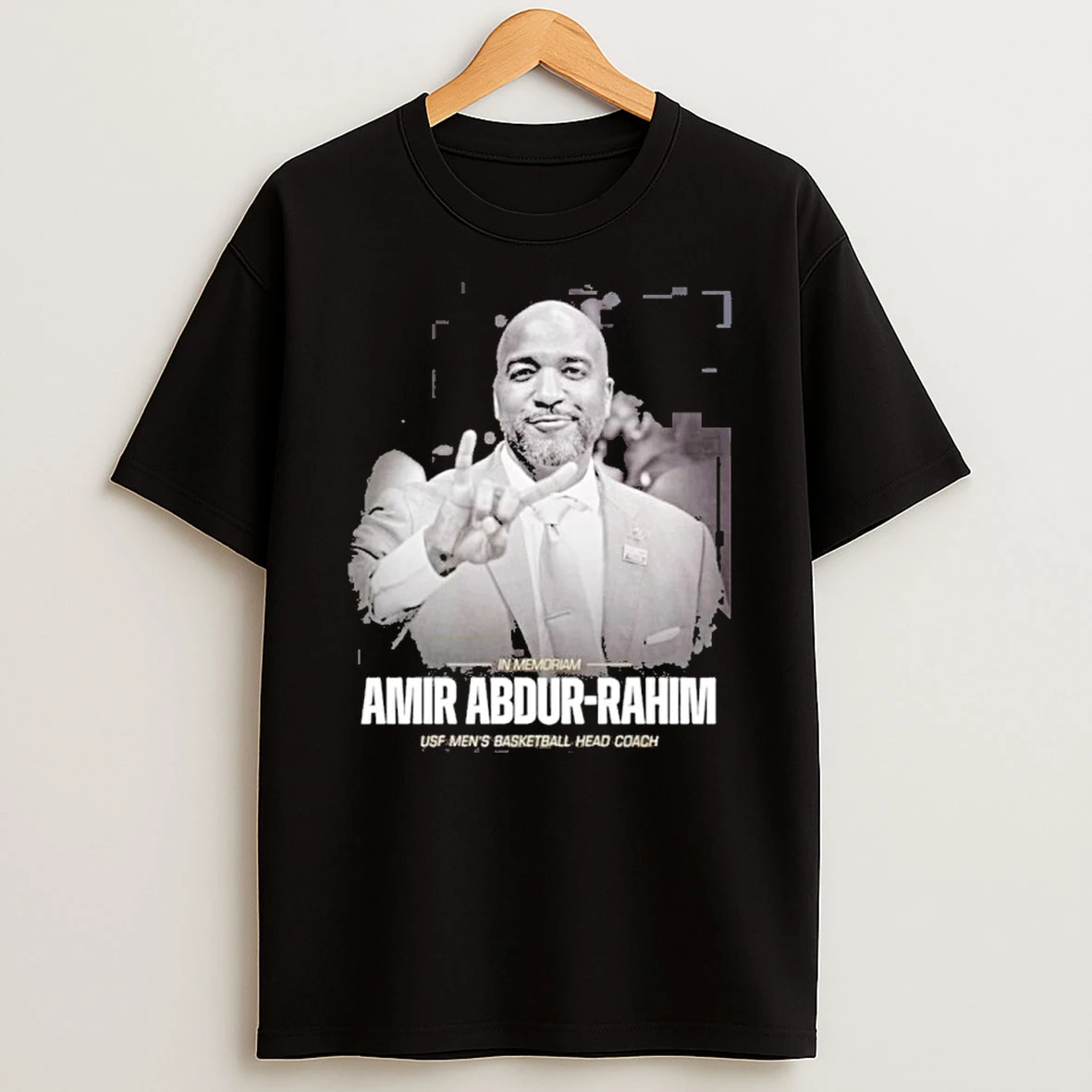 In Memoriam Amir Abdur Rahim Usf Mens Basketball Head Coach T Shirt