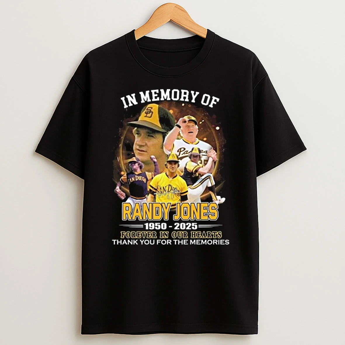 In Memory Of Randy Jones 1950 2025 Forever In Our Hearts Thank You For The Memories Signature T Shirt
