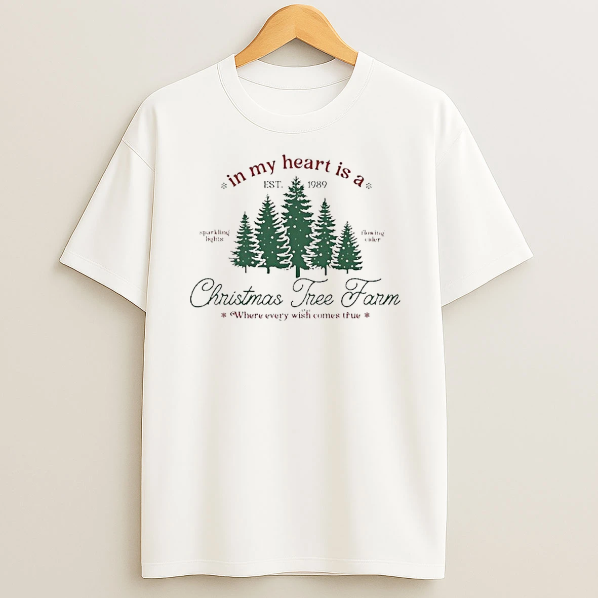In My Heart Is A Christmas Tree Farm T Shirt