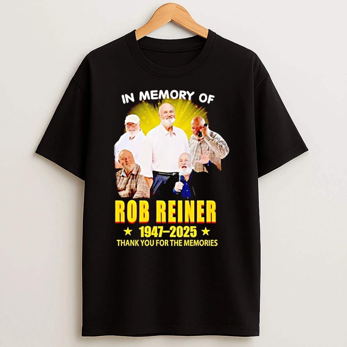 In Memory Of Rob Eeiner 1947 2025 Thank You For The Memories Graphic T Shirt
