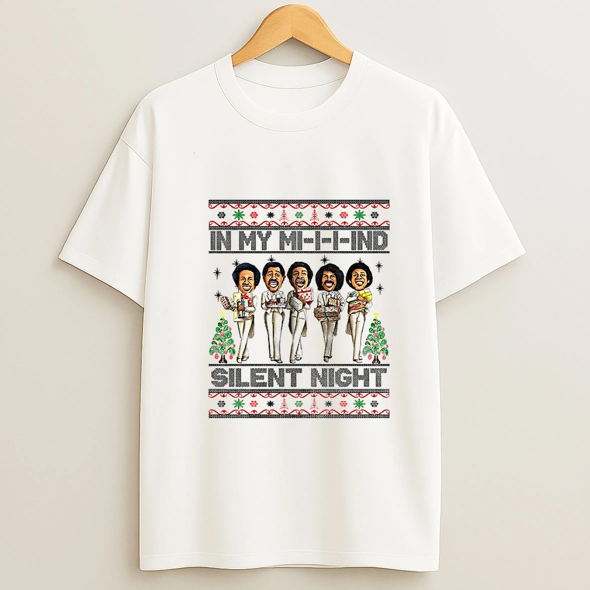 In My Mind Silent Night African American Merry Christmas T Shirt
