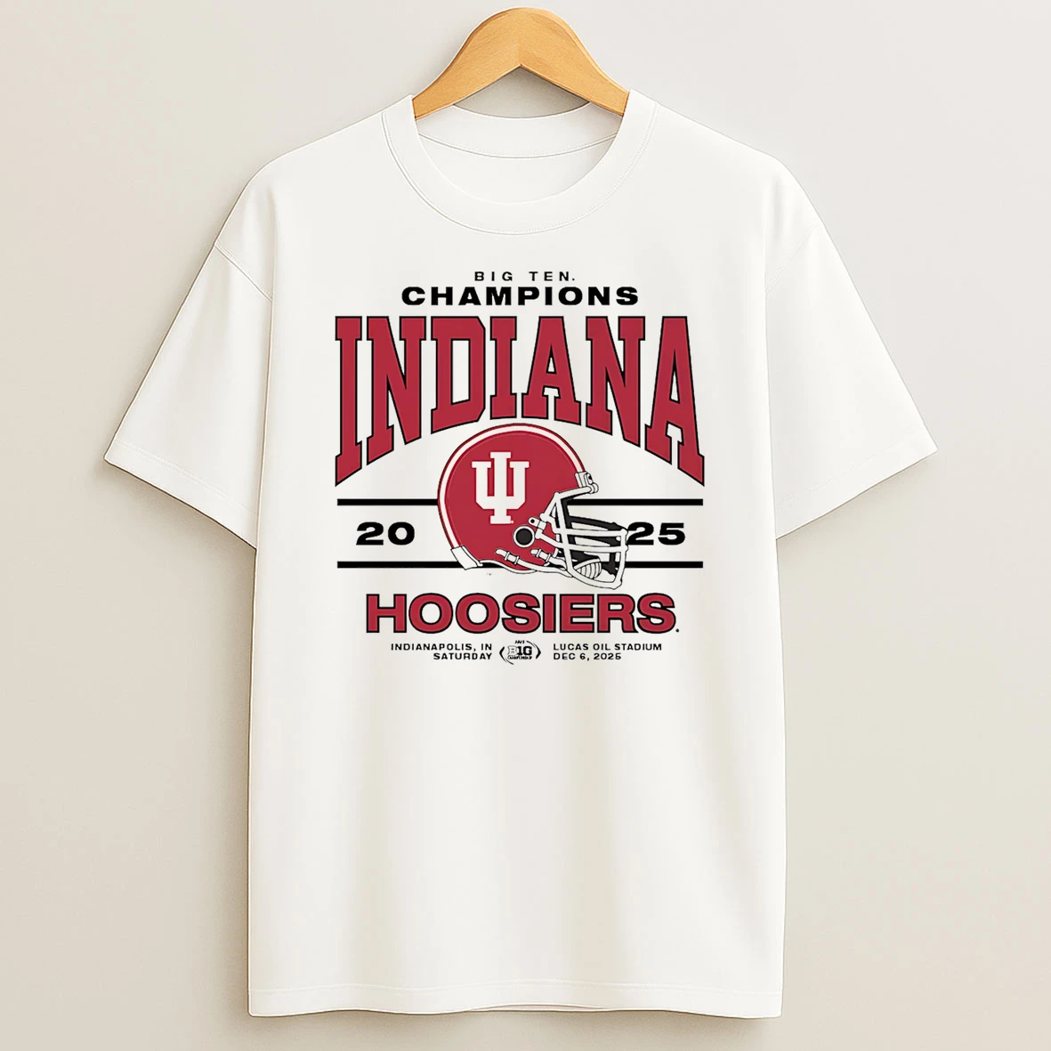 Indiana 2025 Big Ten Champs T Shirt