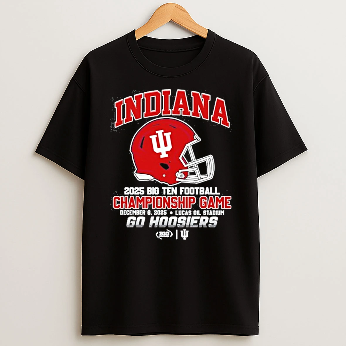 Indiana 2025 Big Ten Football Championship Game Go Bucks T Shirt