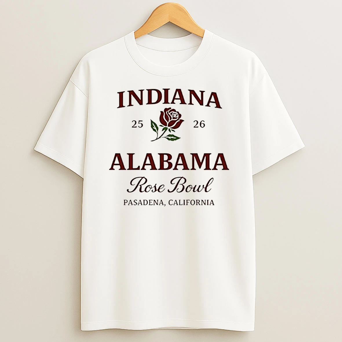 Indiana Alabama Rose Bowl T Shirt