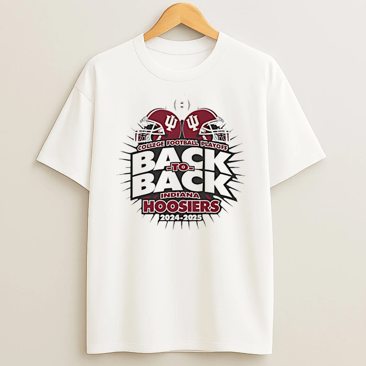 Indiana Football 2024 2025 College Football Playoff Back To Back T Shirt