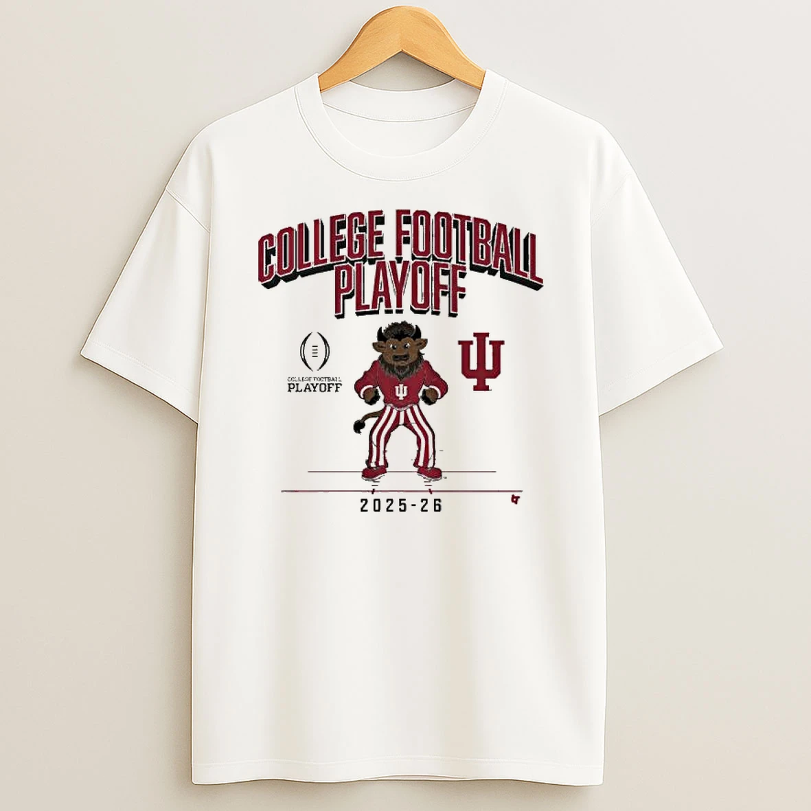 Indiana Football 2025 College Football Playoff Mascot T Shirt