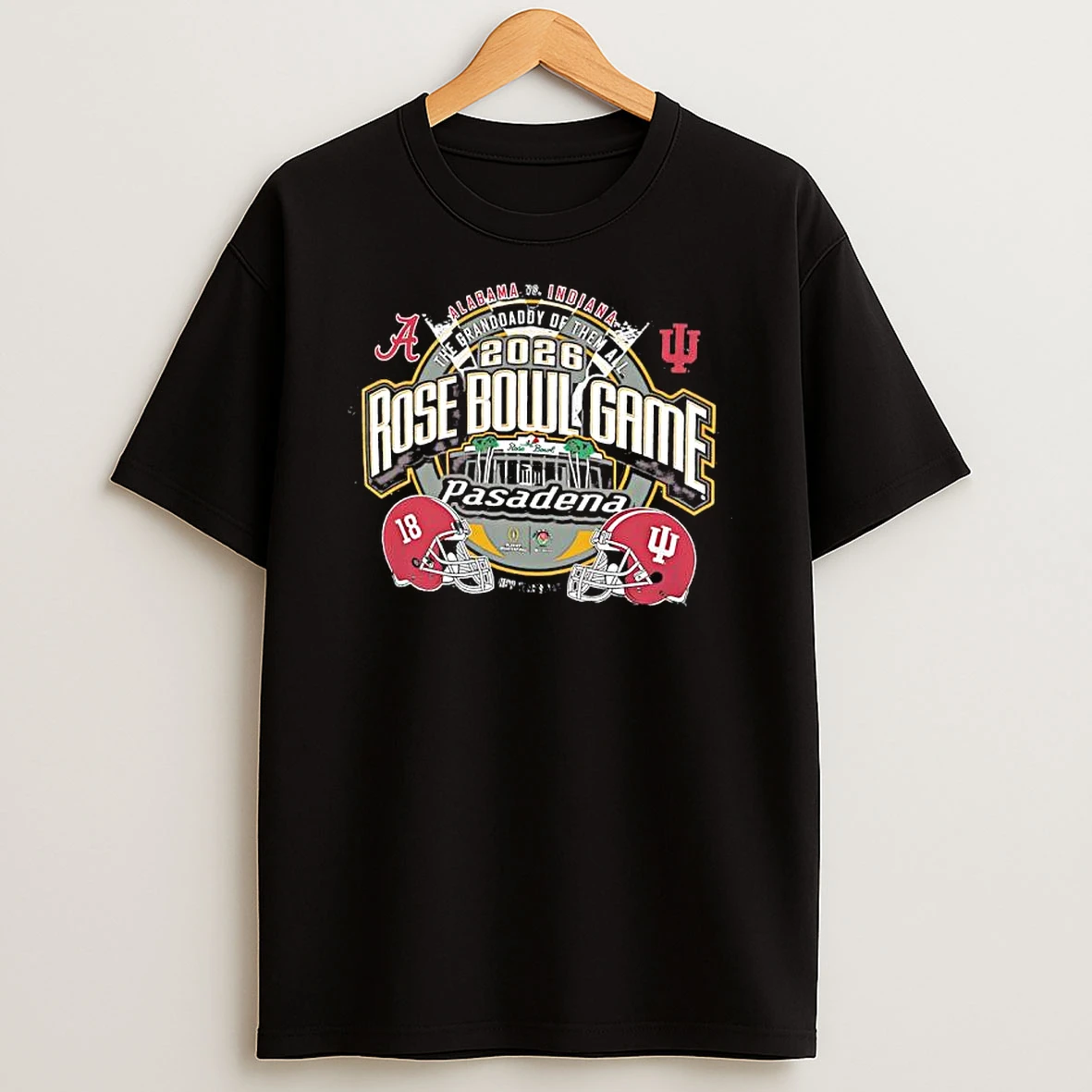 Indiana Football 2026 Rose Bowl Head To Head Pasadena T Shirt