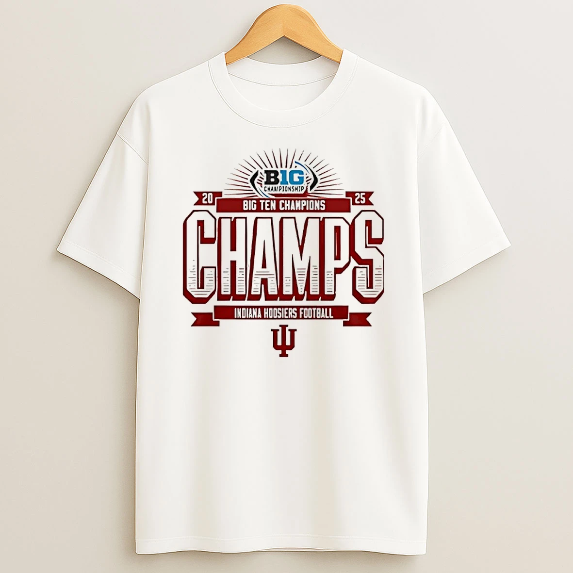 Indiana Football Big Ten Champions 2025 T Shirt
