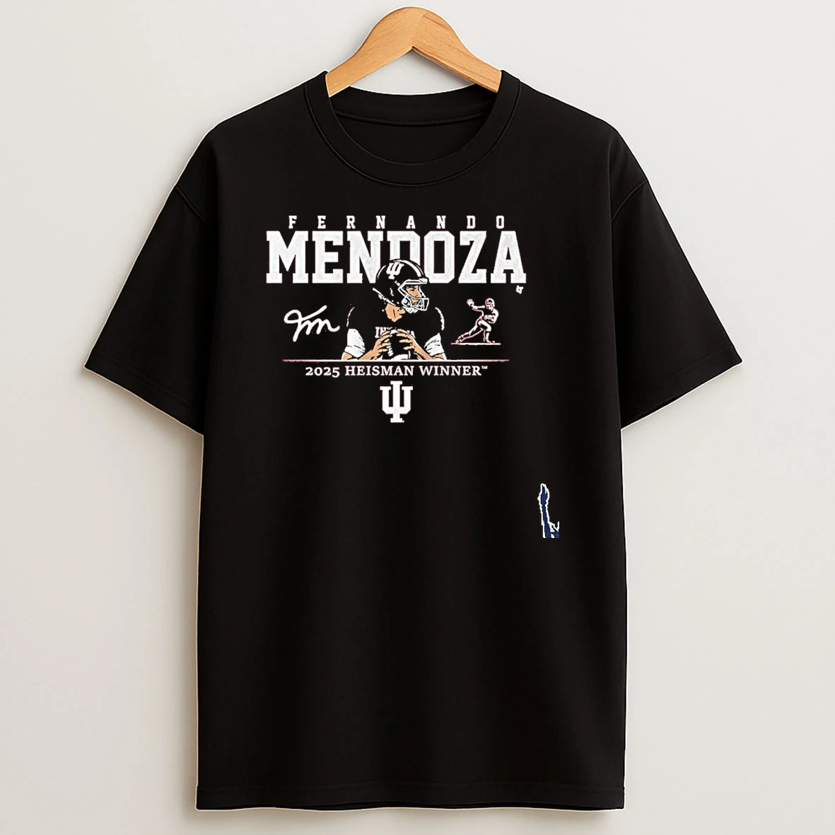 Indiana Football Fernando Mendoza 2025 Heisman Winner T Shirt