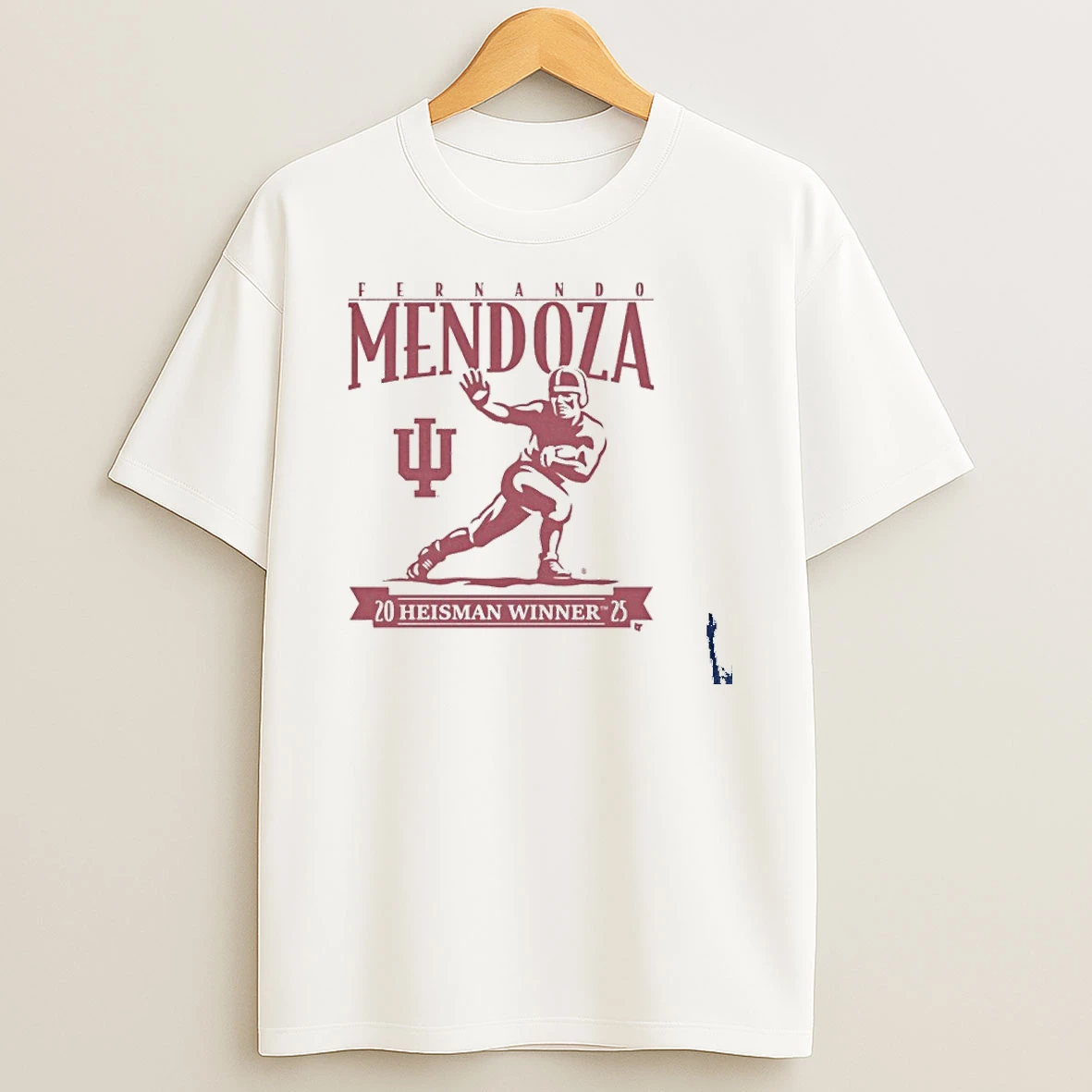 Indiana Football Fernando Mendoza Heisman Trophy T Shirt