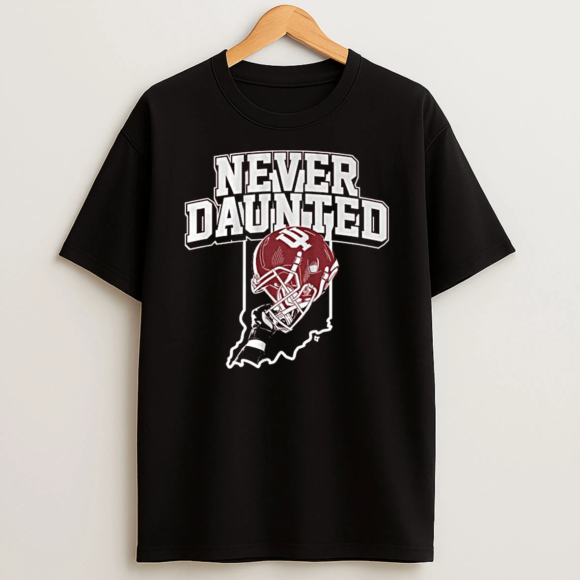 Indiana Football Never Daunted T Shirt