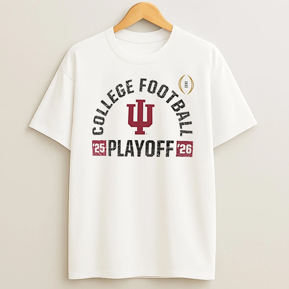 Indiana Hoosiers 2025 2026 College Football Playoff Touchdown Circle T Shirt