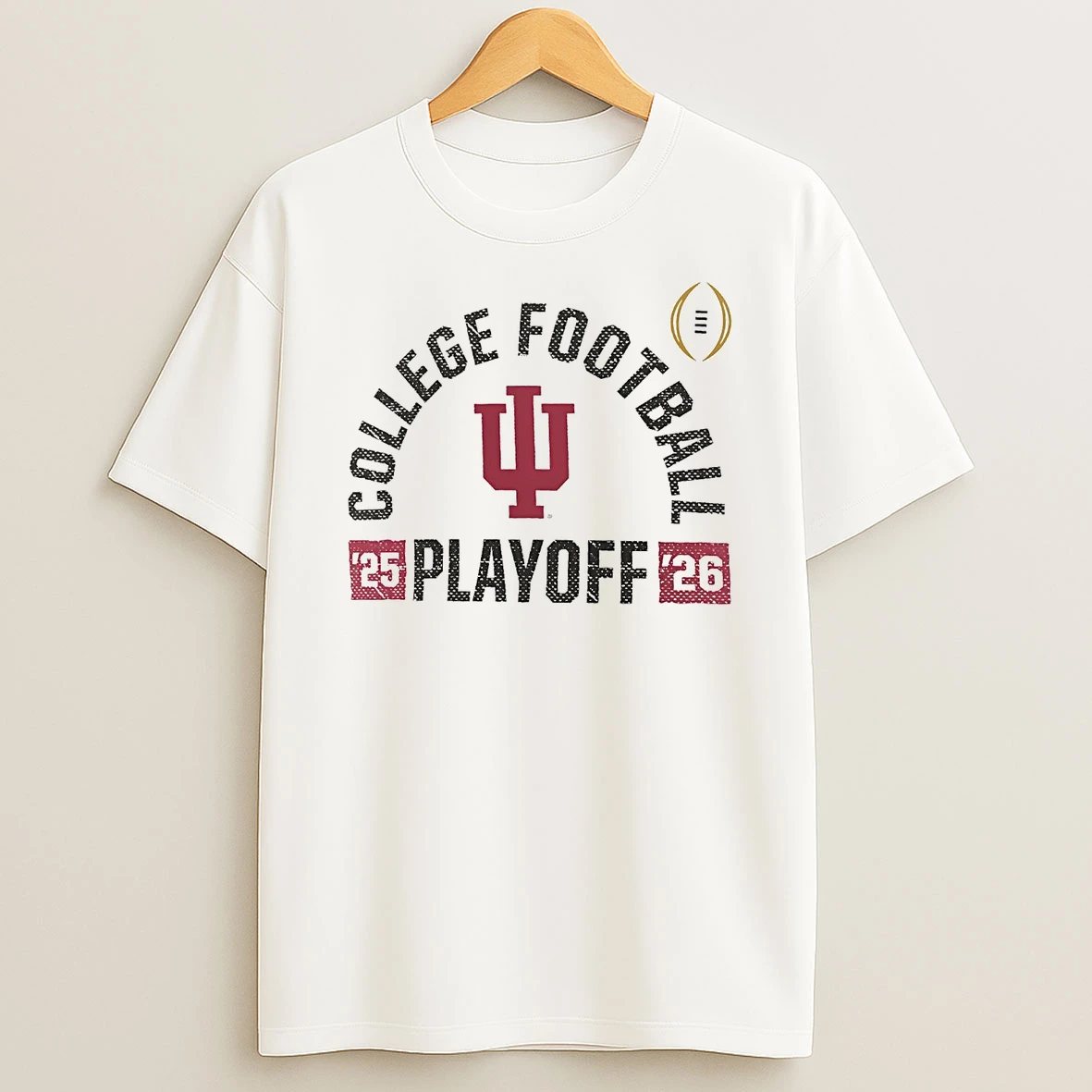 Indiana Hoosiers 2025 26 College Football Playoff T Shirt