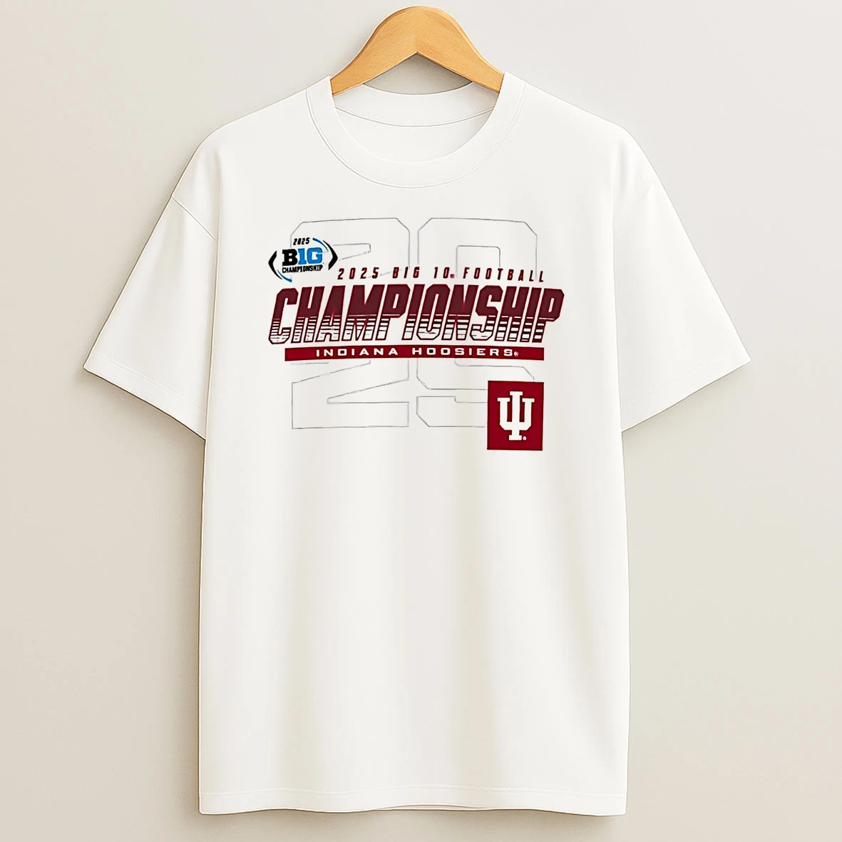 Indiana Hoosiers 2025 Big Ten Championship T Shirt