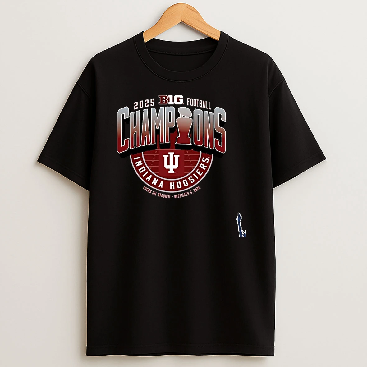 Indiana Hoosiers 2025 Big Ten Football Champions Locker Room T Shirt