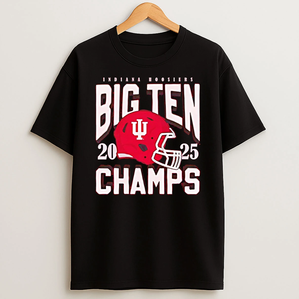 Indiana Hoosiers 2025 Big Ten Football Champs T Shirt