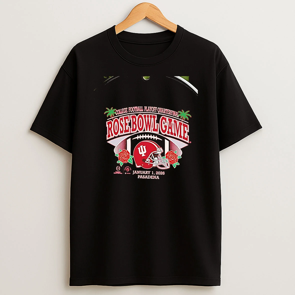 Indiana Hoosiers 2025 Cfp Quarterfinal Rose Bowl Game Chriast T Shirt