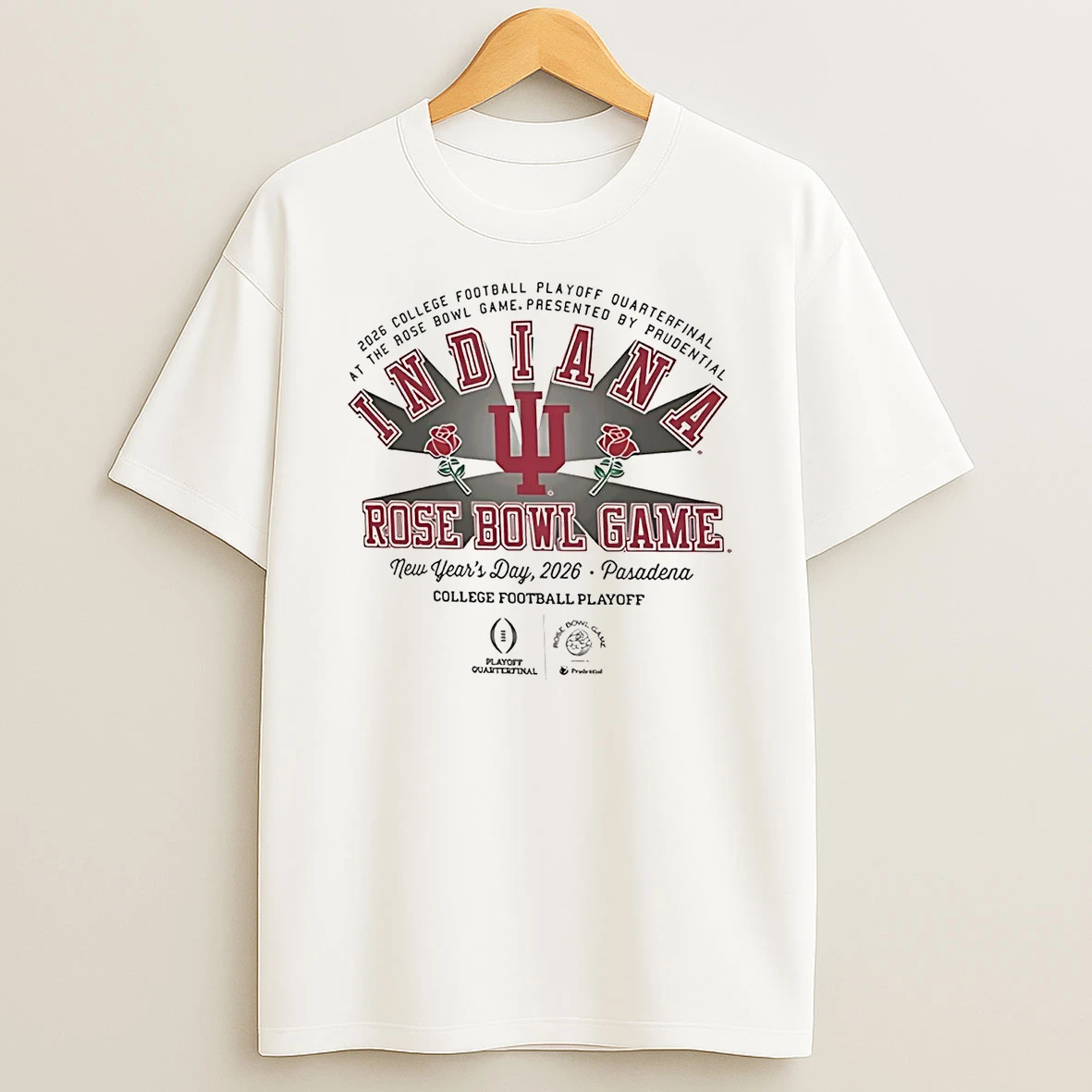Indiana Hoosiers 2025 Cfp Rose Bowl Game New Years Day T Shirt