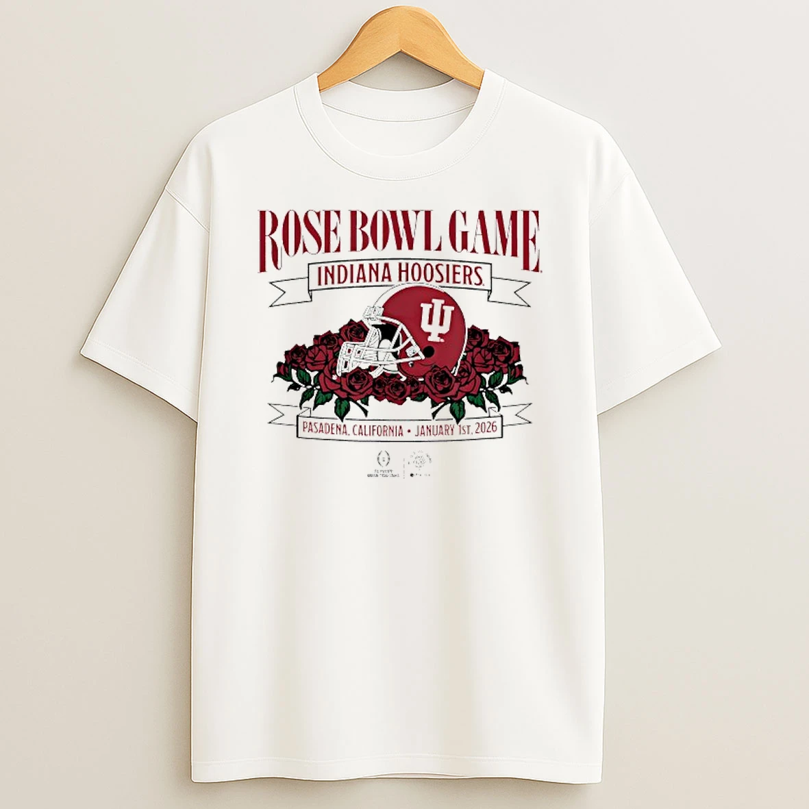 Indiana Hoosiers 2025 College Football Playoff Rose Bowl T Shirt