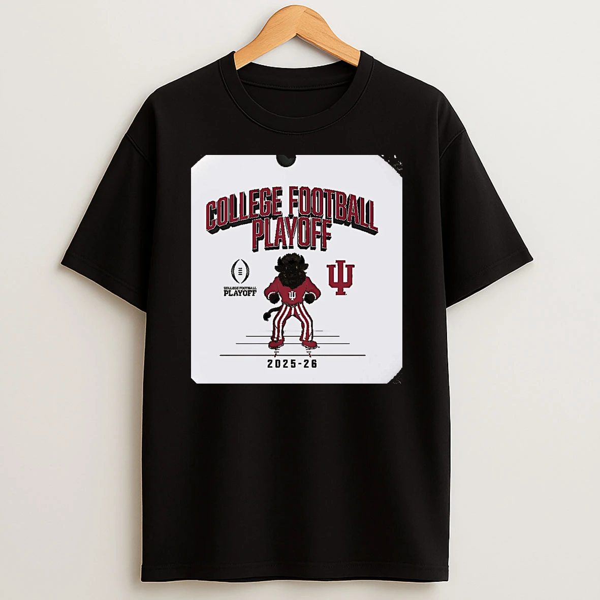 Indiana Hoosiers 2025 College Football Playoff Mascot Christmas T Shirt