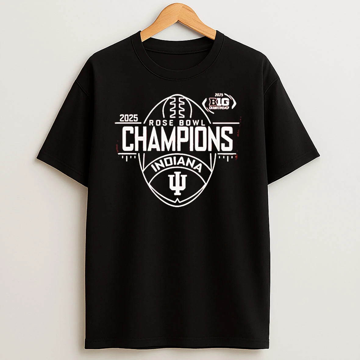 Indiana Hoosiers 2025 Rose Bowl Champions Logo T Shirt