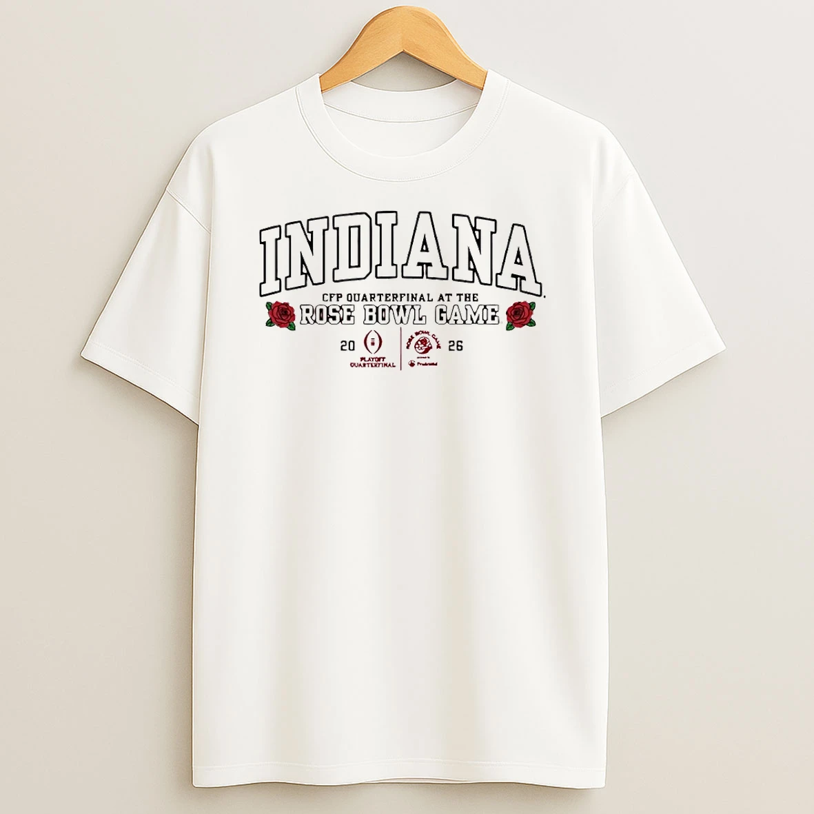 Indiana Hoosiers 2026 Cfp Quarterfinal At The Rose Bowl Game Circle T Shirt