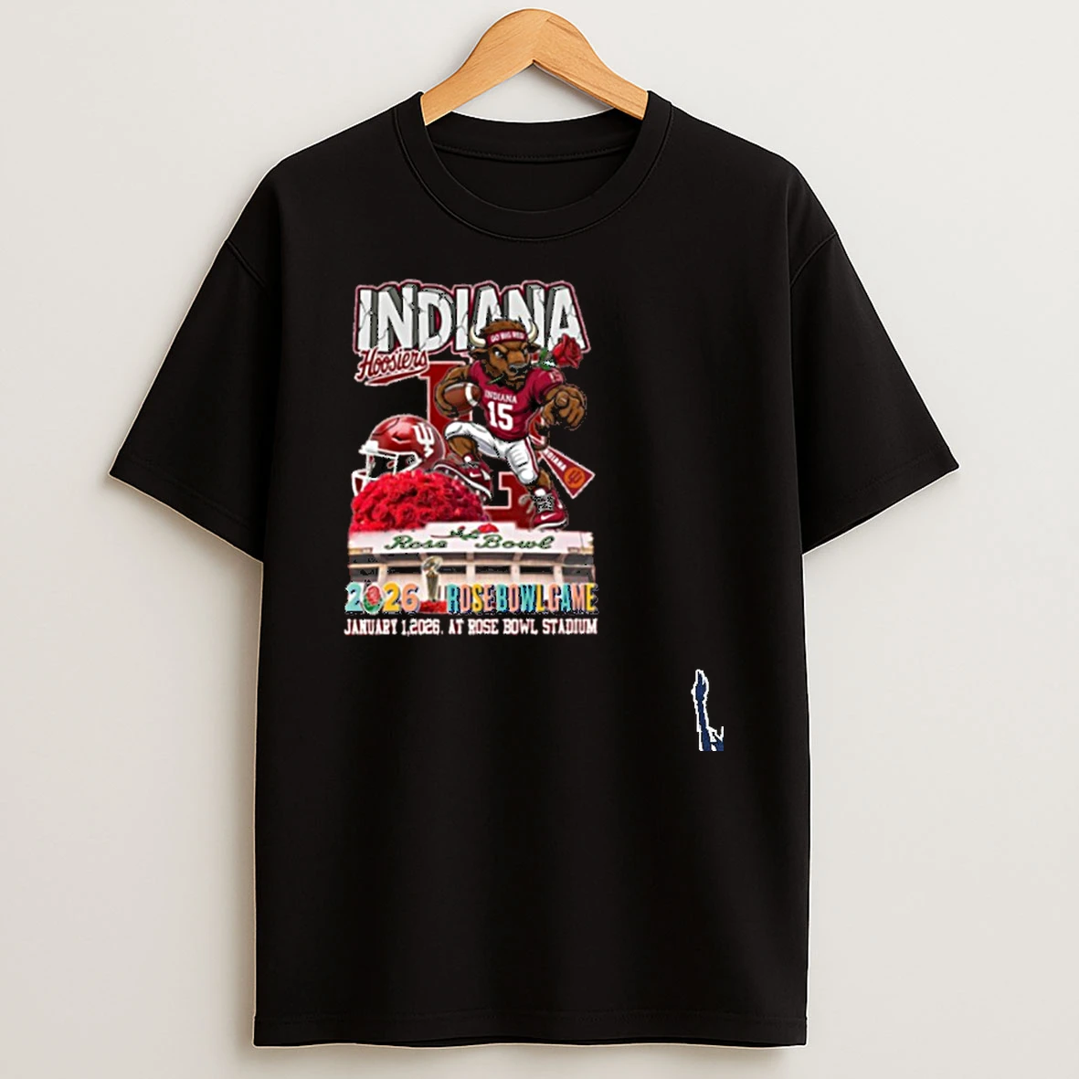 Indiana Hoosiers 2026 Rose Bowl Game January 1 2026 At Rose Bowl Stadium T Shirt