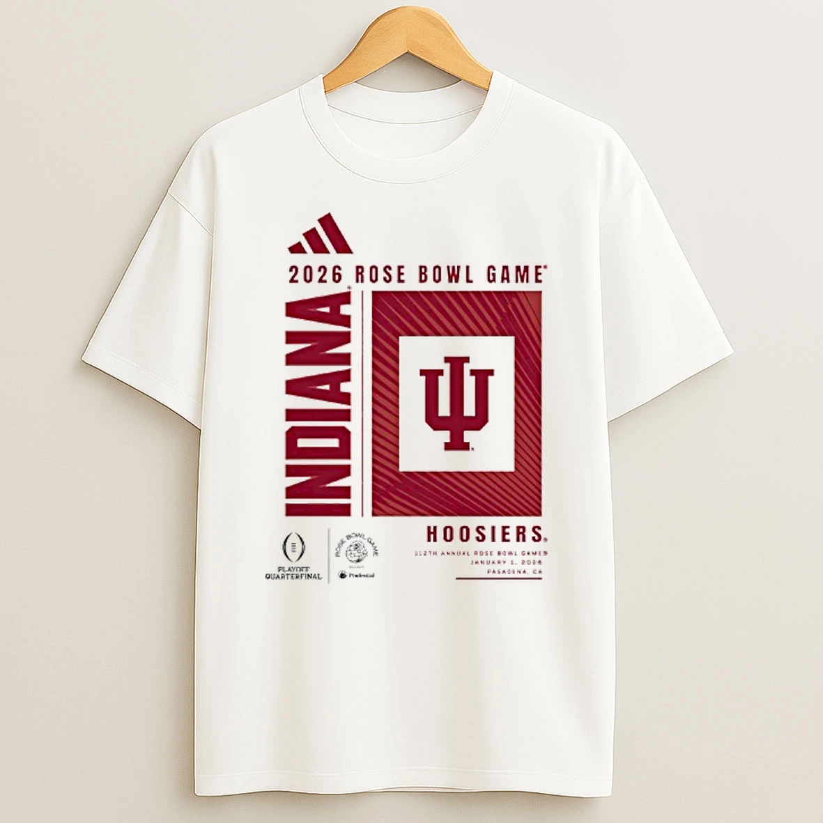 Indiana Hoosiers 2026 Rose Bowl Game Playoff Quarterfinal T Shirt