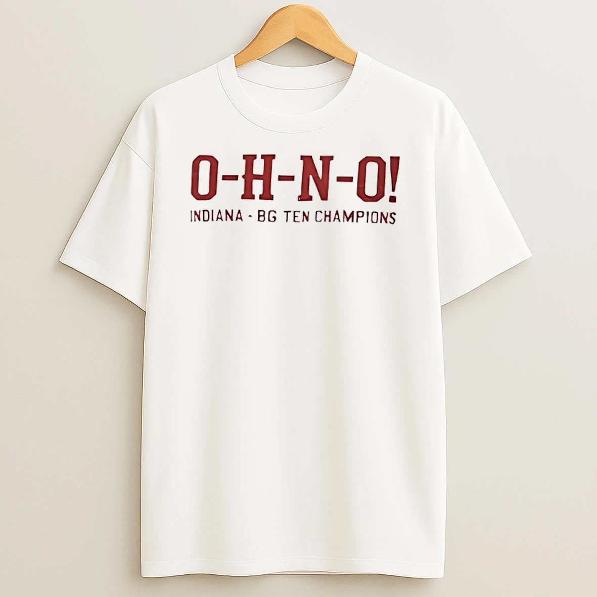 Indiana Hoosiers Big Ten Champions O H N O T Shirt