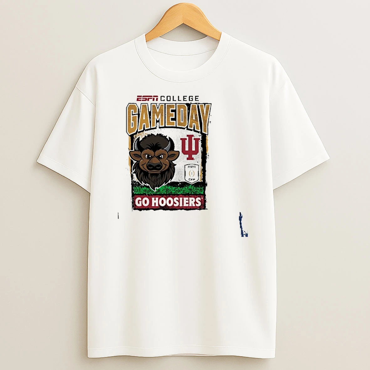 Indiana Hoosiers Cfp Gameday 1st Round Mascot Go Hoosiers T Shirt