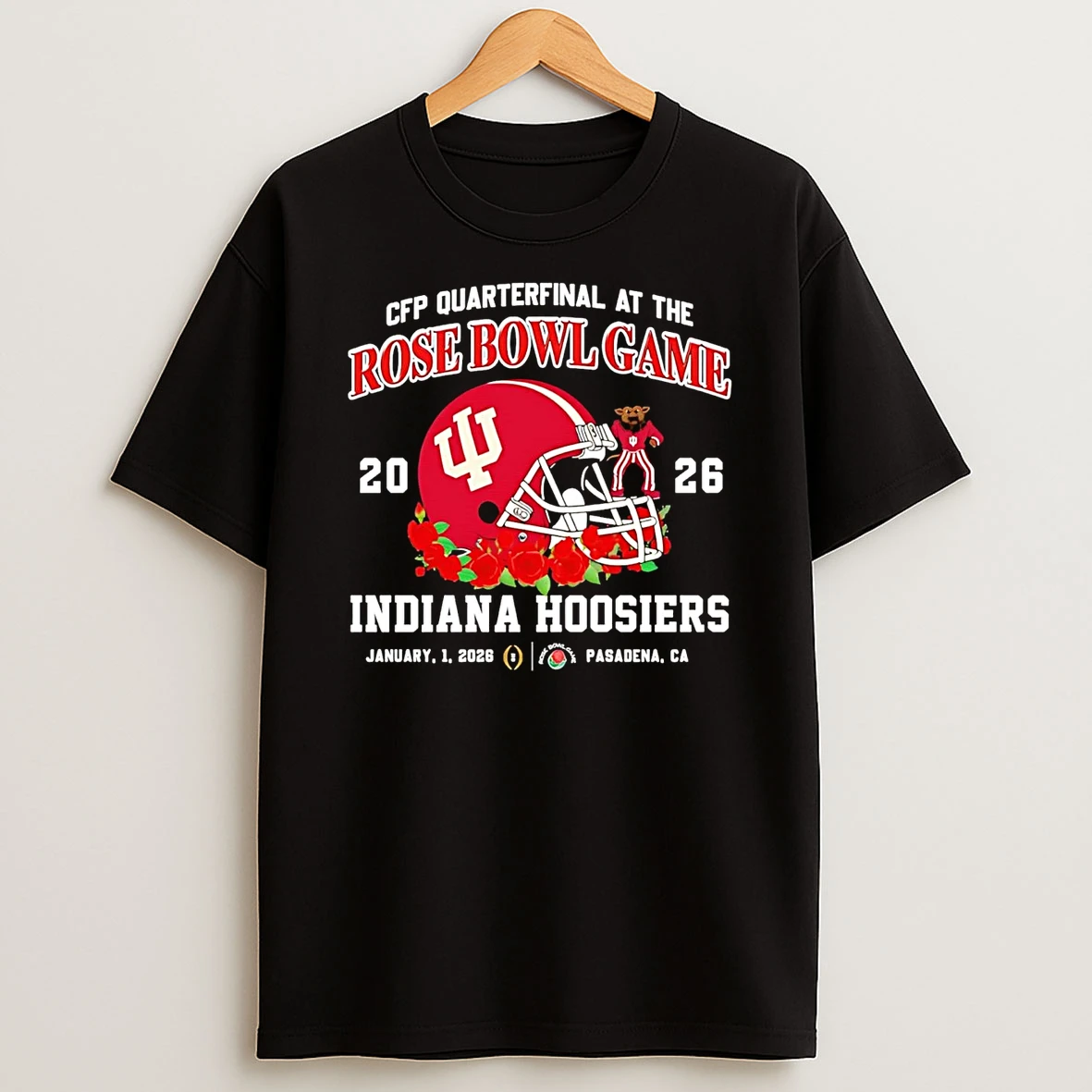 Indiana Hoosiers Cfp Quarterfinal Rose Bowl Game 2026 T Shirt