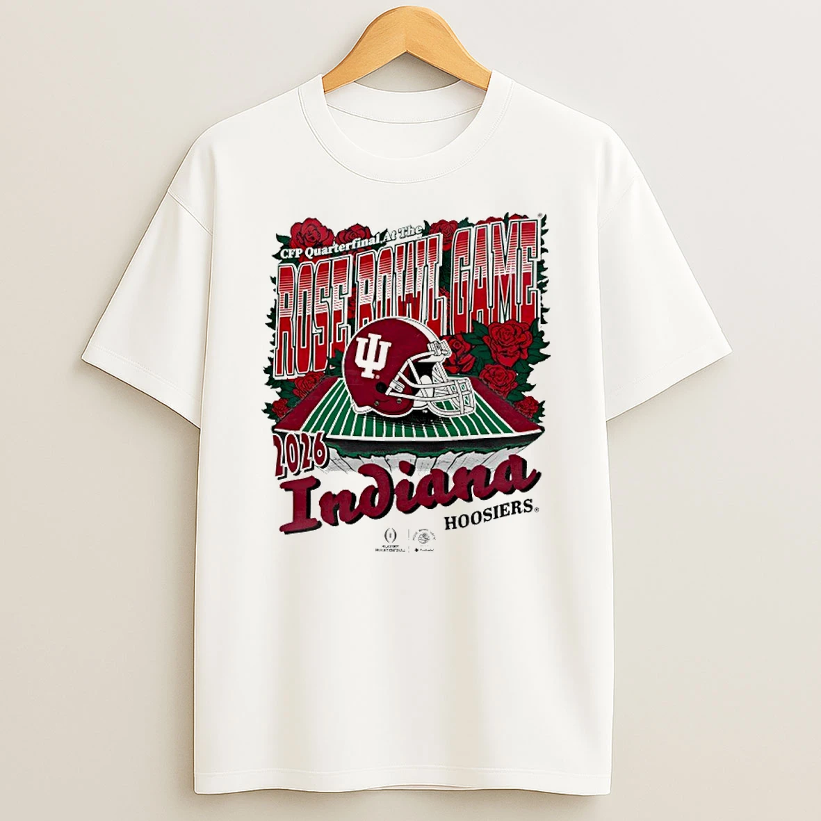 Indiana Hoosiers Cfp Quarterfinal At The Rose Bowl Bound Game 2026 T Shirt
