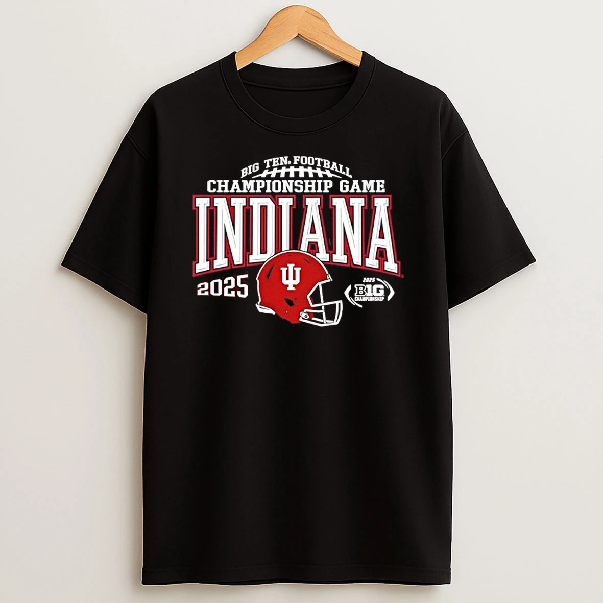 Indiana Hoosiers Football 2025 Big Ten Championship Bound T Shirt