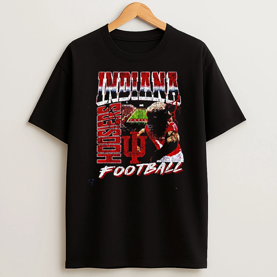 Indiana Hoosiers Football 90s Mascot T Shirt