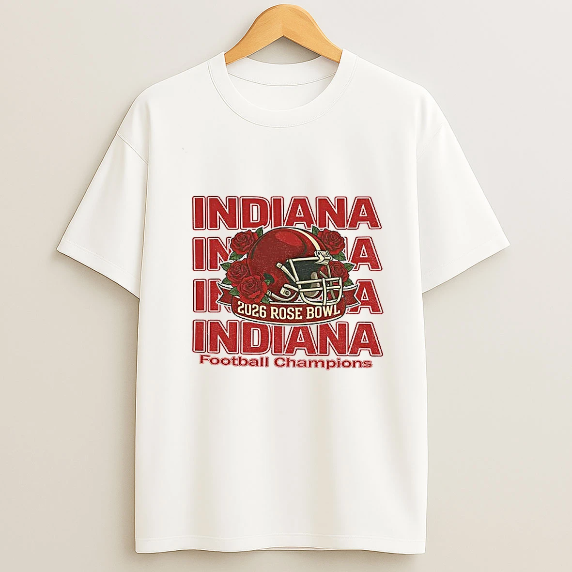 Indiana Hoosiers Football Champions Rose Bowl Cfp Quarterfinal 2026 T Shirt