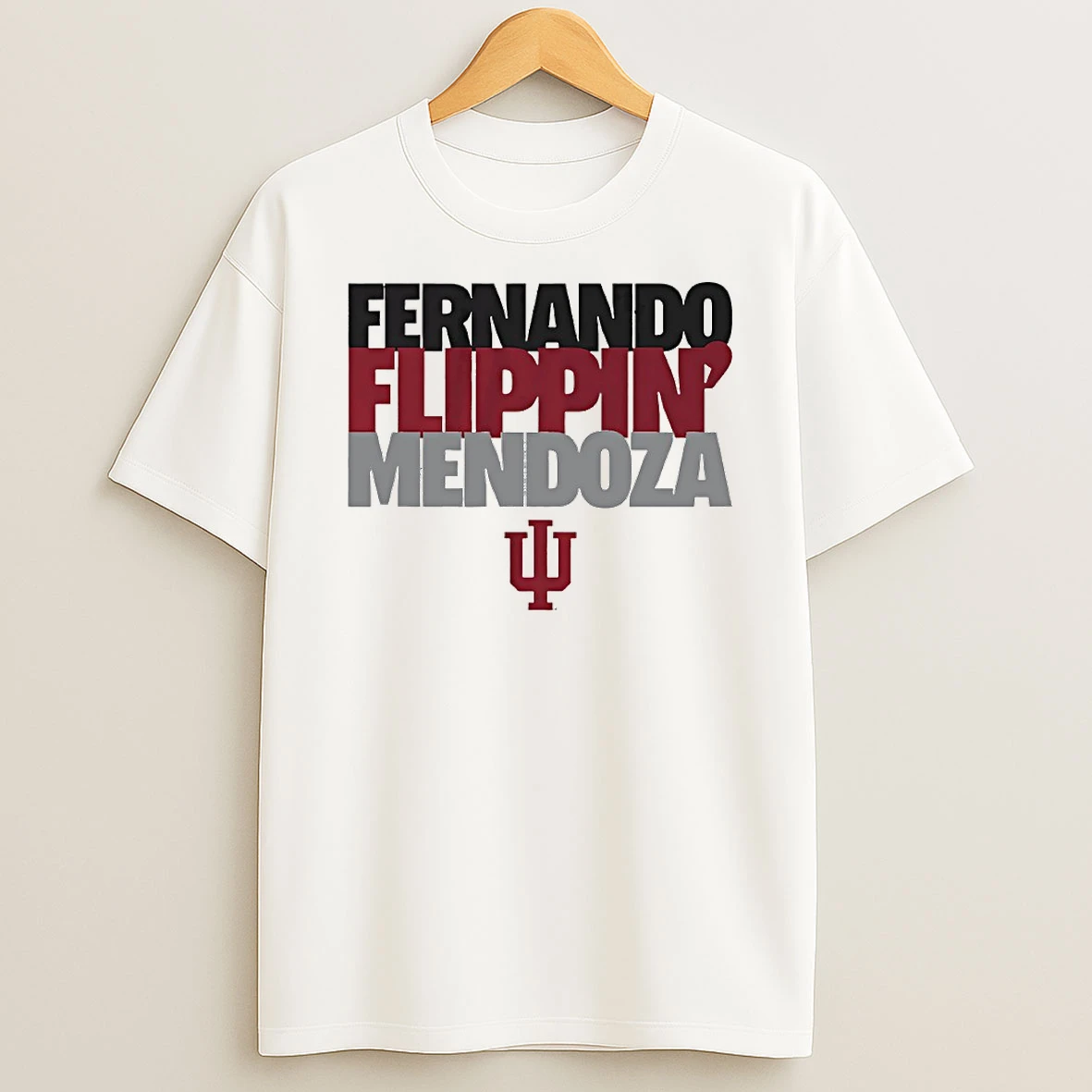 Indiana Hoosiers Football Fernando Flippin Mendoza Circle T Shirt